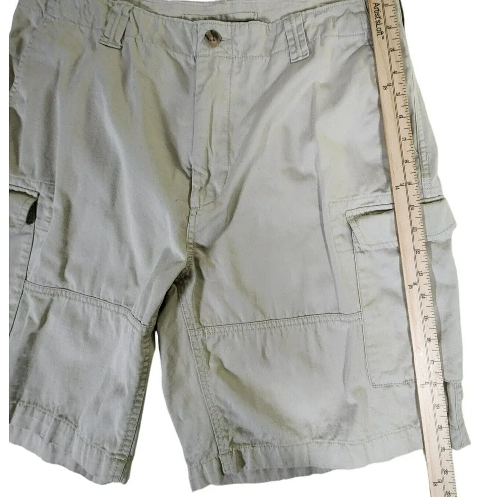 Polo Ralph Lauren Relaxed Fit Cargo Shorts Men's Size 36 Beige Cotton